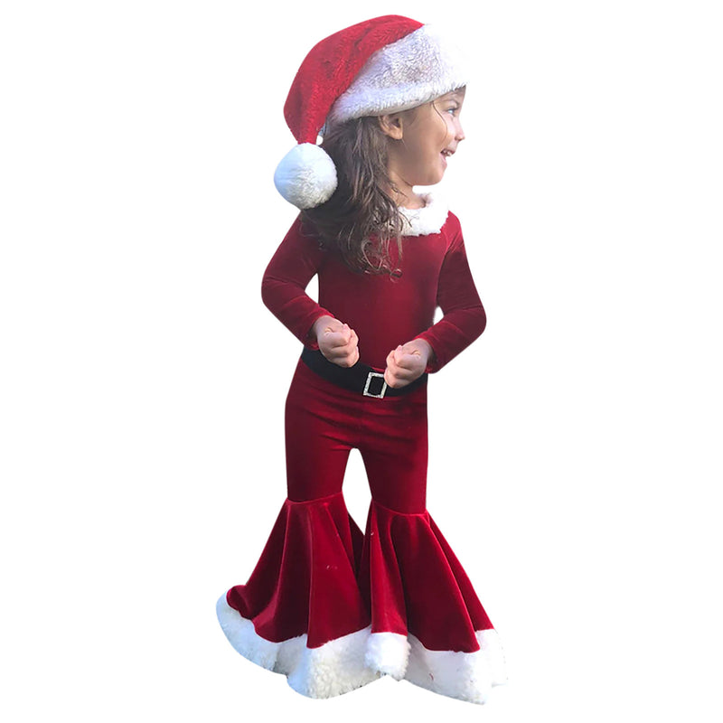 Winter Christmas Three-piece girl Clothing