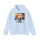 White Dog Unisex Heavy Blend™ Hooded Sweatshirt