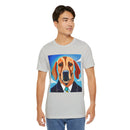 Blue Dog Unisex Jersey Short Sleeve Tee