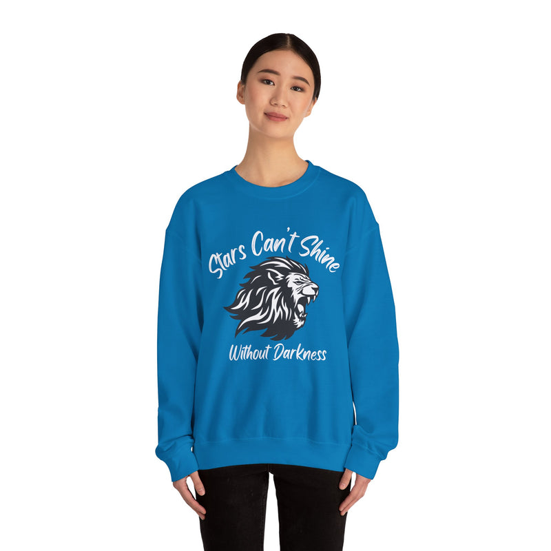 Stars Can't Shine Without Darkness  Unisex Heavy Blend™ Crewneck Sweatshirt