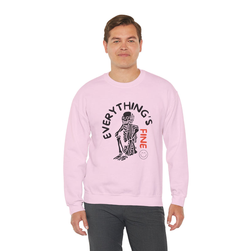 Everything's Fine Unisex Heavy Blend™ Crewneck Sweatshirt