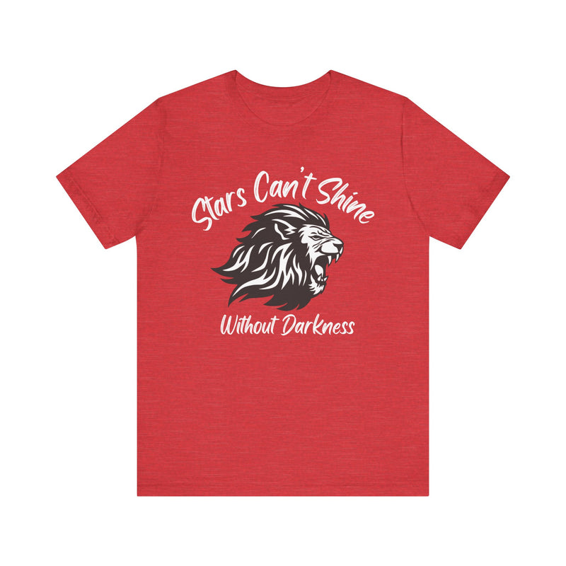 Stars Can't Shine Without Darkness Unisex Jersey Short Sleeve Tee