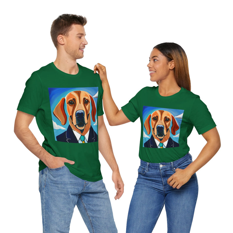 Blue Dog Unisex Jersey Short Sleeve Tee