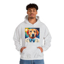 White Dog Unisex Heavy Blend™ Hooded Sweatshirt