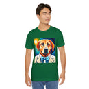 White Dog Unisex Jersey Short Sleeve Tee
