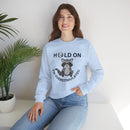 Hold On I'm Overstimulated Unisex Heavy Blend™ Crewneck Sweatshirt