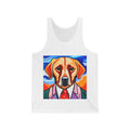 Green Dog Unisex Jersey Tank