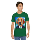 Blue Dog Unisex Jersey Short Sleeve Tee