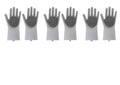 Silicone Cleaning Brush Scrubbing Gloves - Shopeez