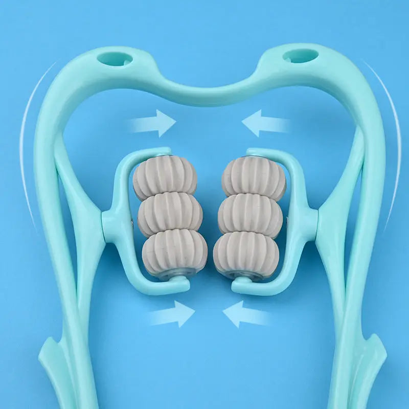 Manual Six-wheel Neck Massager - Shopeez