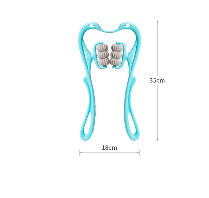 Manual Six-wheel Neck Massager - Shopeez