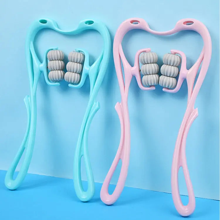 Manual Six-wheel Neck Massager - Shopeez