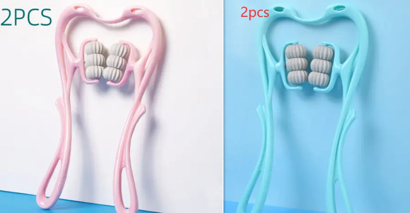 Manual Six-wheel Neck Massager - Shopeez
