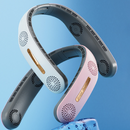 Sports Folding Leafless Hanging Neck Electric Fan - Shopeez