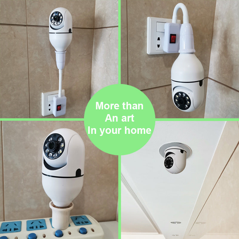 WiFi CAMERA 1080P 4X Zoom Camera E27 Home - Shopeez