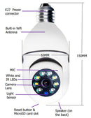 WiFi CAMERA 1080P 4X Zoom Camera E27 Home - Shopeez