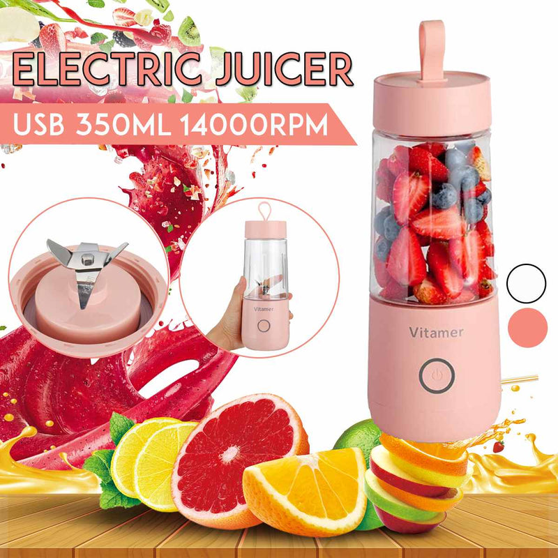 Electric Portable Juicer Blender USB Rechargeable - Shopeez