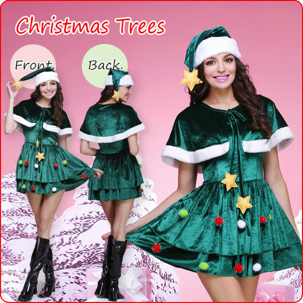 Green Christmas Tree Dress