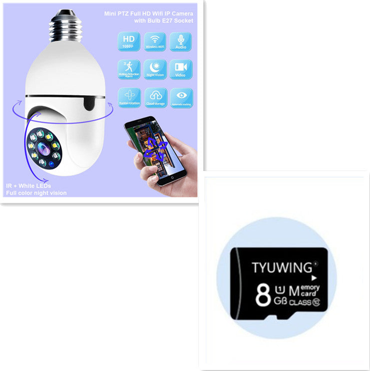 WiFi CAMERA 1080P 4X Zoom Camera E27 Home - Shopeez