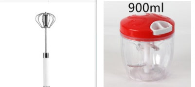 Semi-automatic Stainless Steel Egg Whisk
