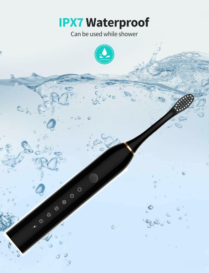 Rechargeable Sonic Electric Toothbrush Brush - Shopeez
