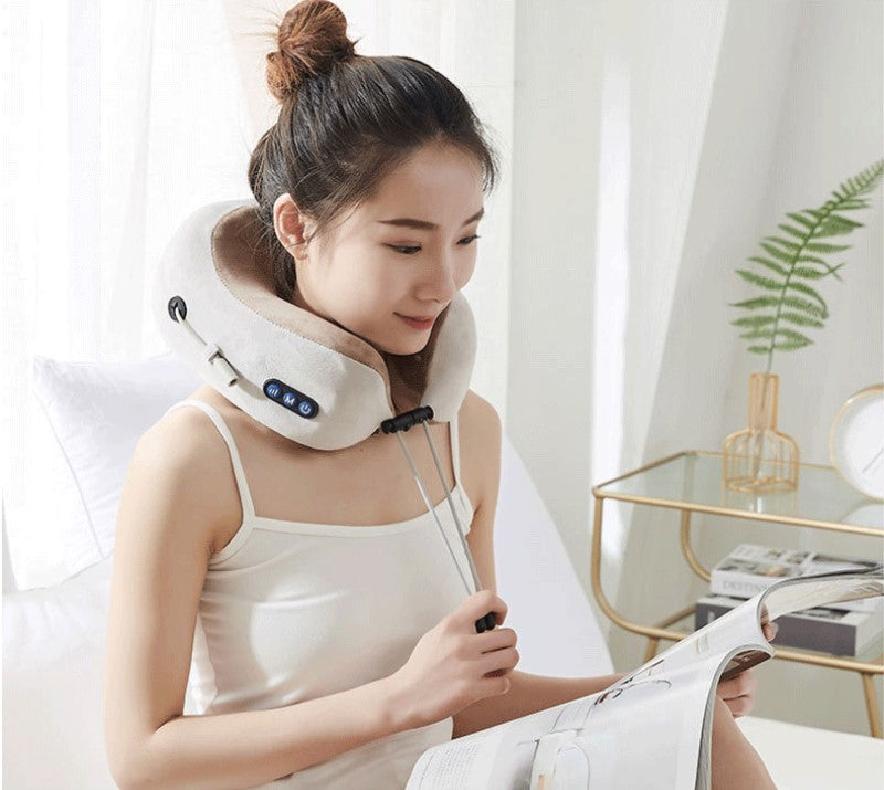 Electric U Shaped Pillow Neck Massage - Shopeez