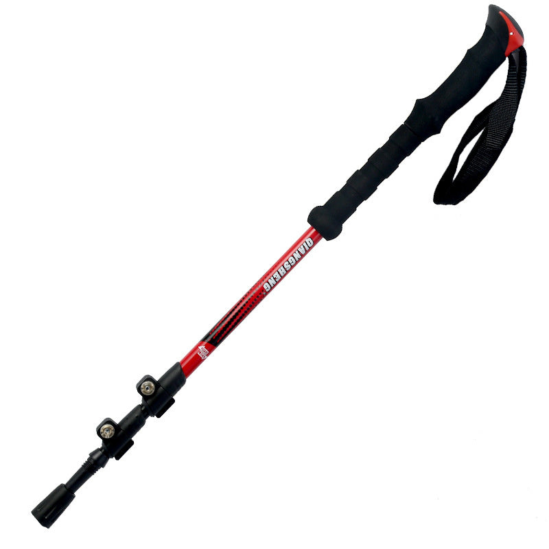 Outdoor Straight Handle Trekking Pole