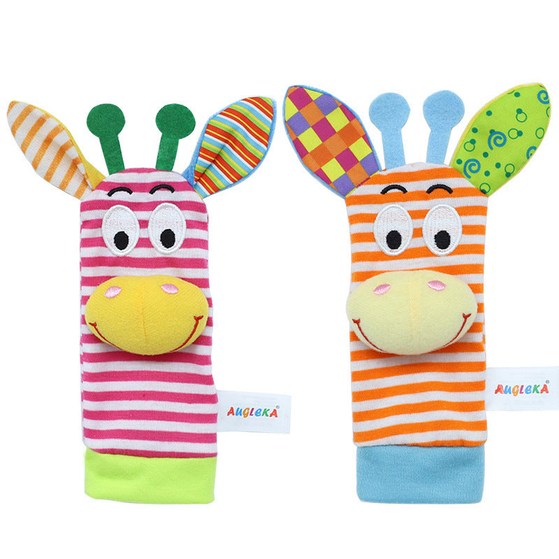 Baby Cartoon Bell Wrist Strap Socks