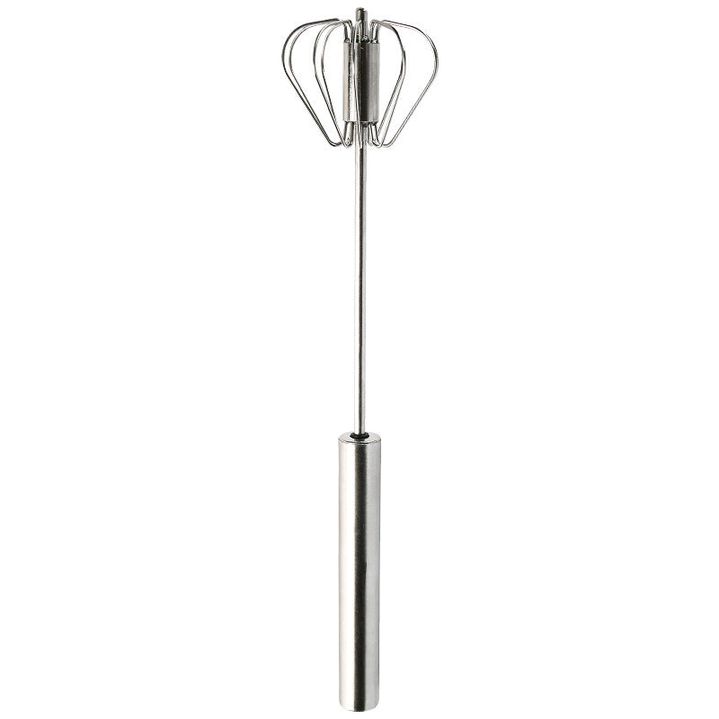 Semi-automatic Stainless Steel Egg Whisk