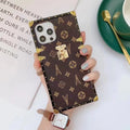 Back Cover Square Leather Phone Case - Shopeez