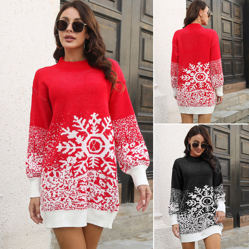 Christmas Pullover Snowflake Sweater